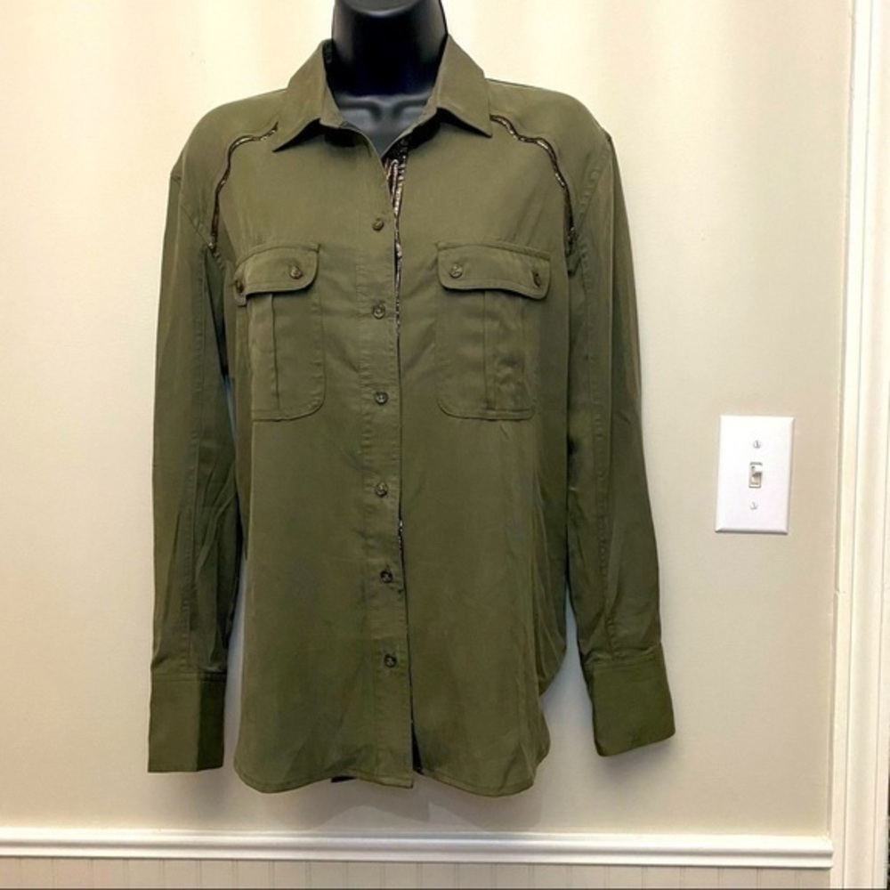 𝅺Free People Military Style Shirt